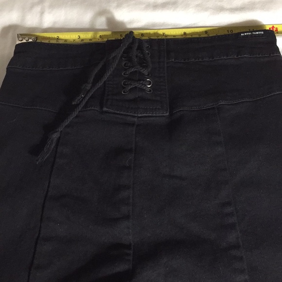 Almost Famous 70’s high rise bell bottom jeans - Picture 9 of 14